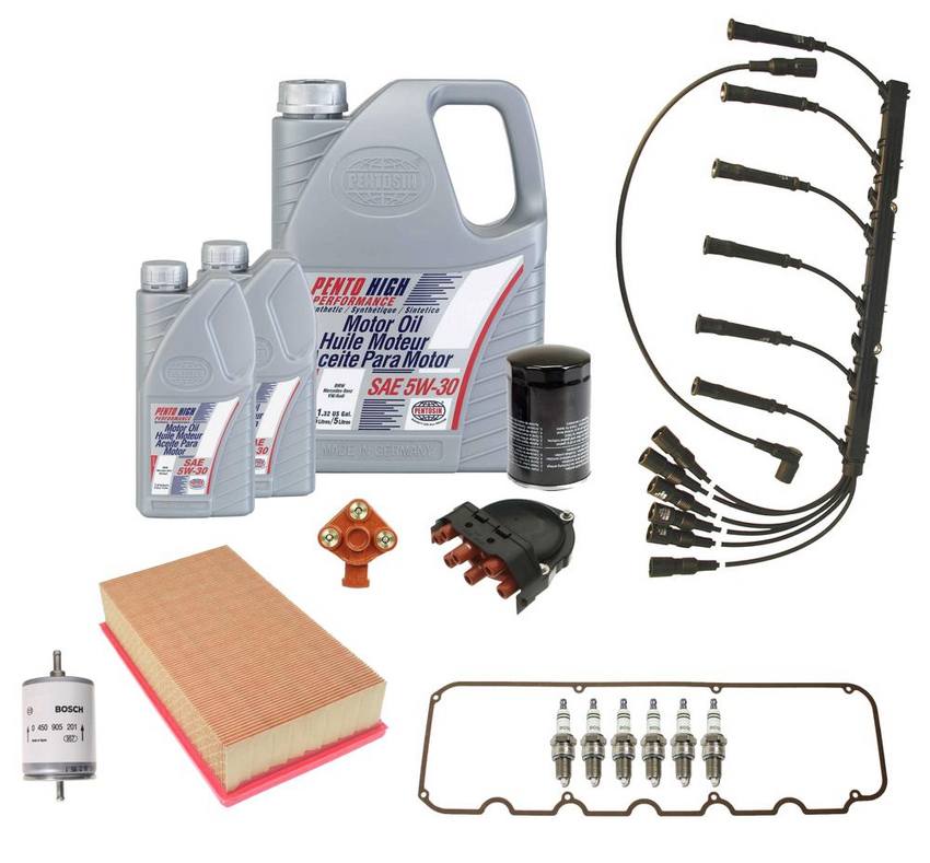 BMW Ignition Tune-Up Kit (5W-40) (7 Liter) (High Performance) 13721720861 - eEuroparts Kit 3084959KIT